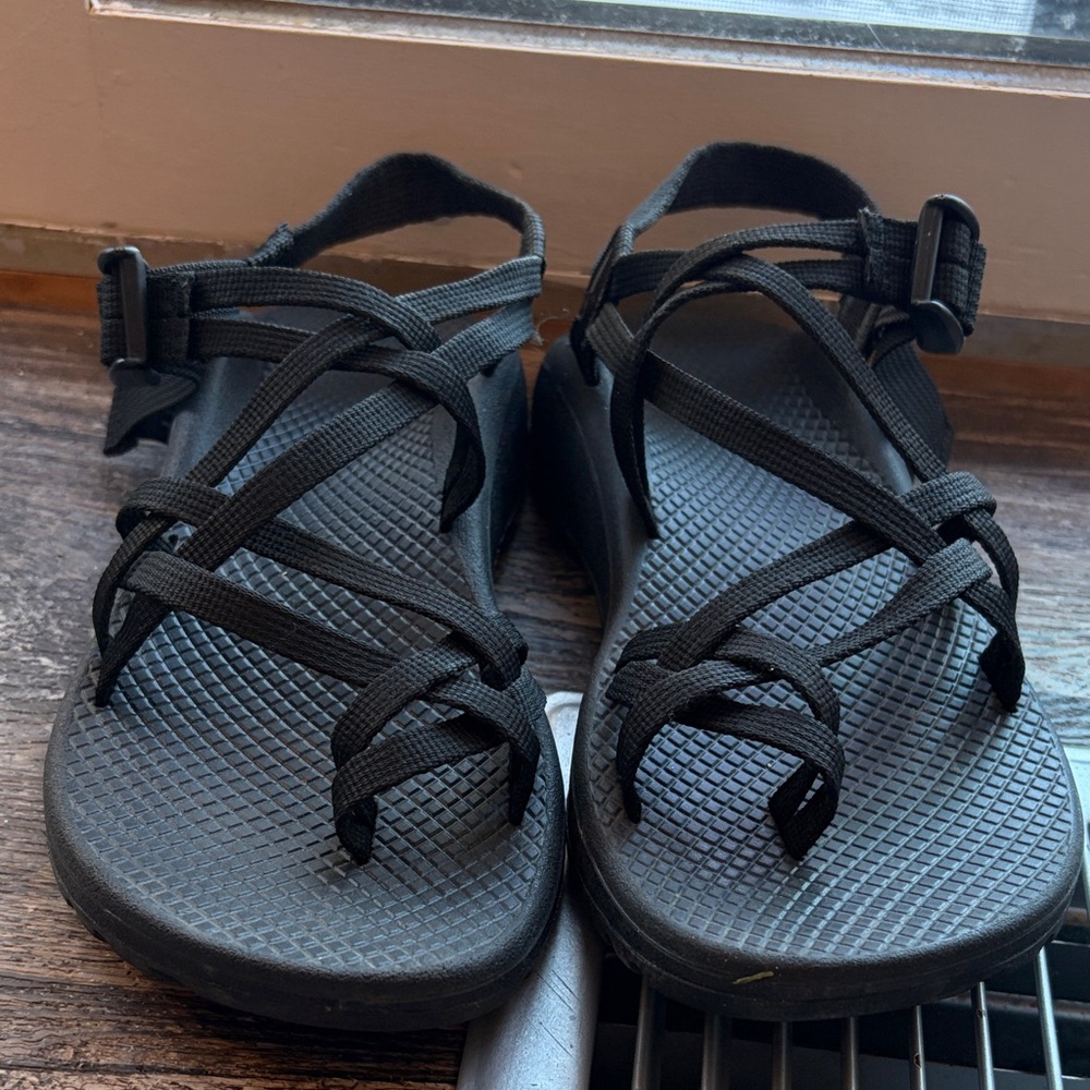 Chaco Black Strappy Sandals